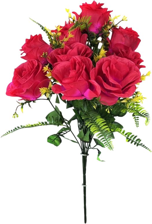 

Искусственный букет KlrBy Роза с добавками СН37к-мал