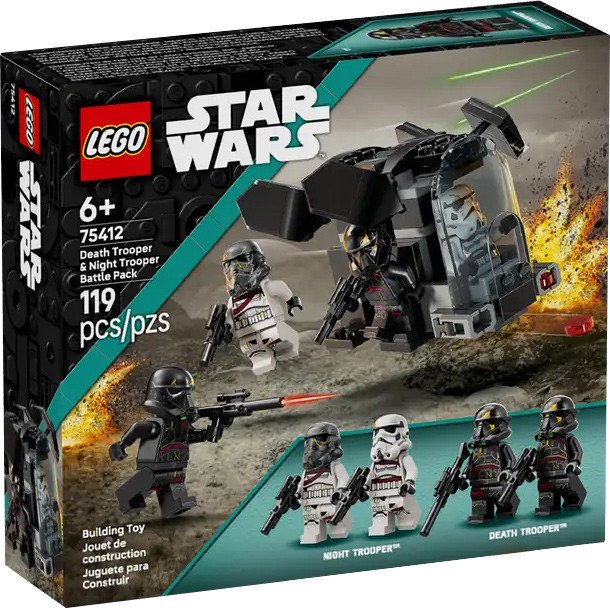 Конструктор LEGO Star Wars Боевой набор Смертельный солдат и Ночной солдат 75412