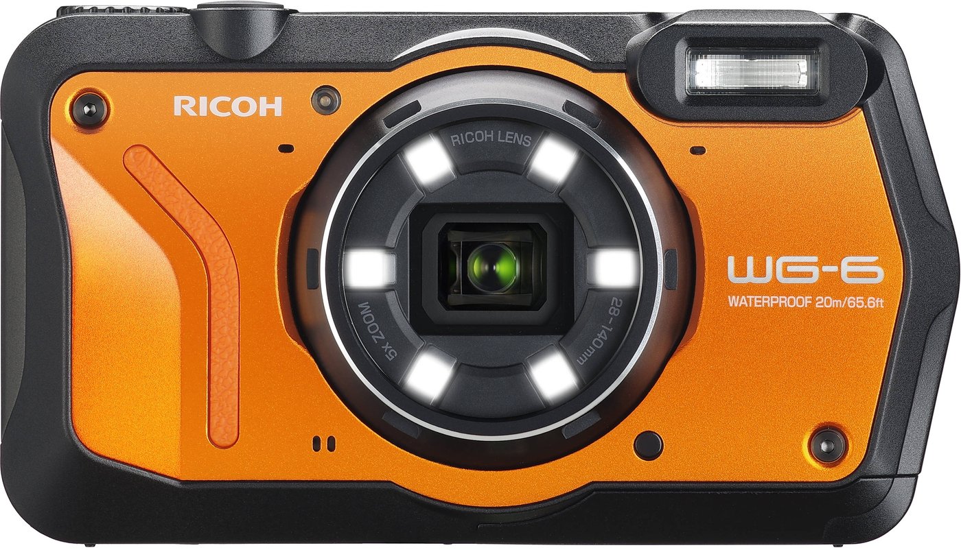 

Фотоаппарат Ricoh WG-6 (оранжевый)