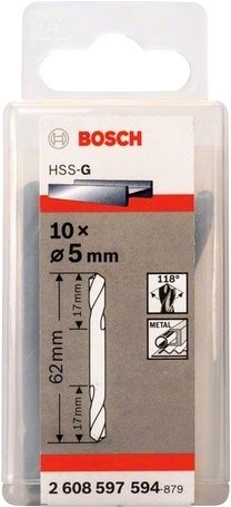 

Набор сверл Bosch 2608597594 (10 предметов)