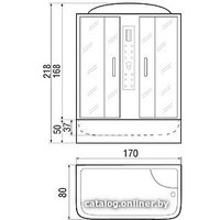 Душевая кабина River Nara 150/80/50 МТ