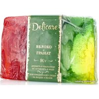  Delicare Мыло твердое Глицерин в ассорт 80 г