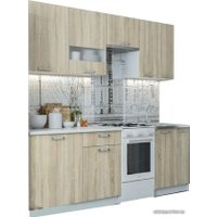Готовая кухня SV-Мебель Розалия 1,7 (белый/дуб сонома)