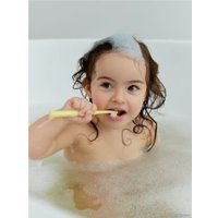 Зубная щетка Happy Baby Медведь 20009 (желтый)