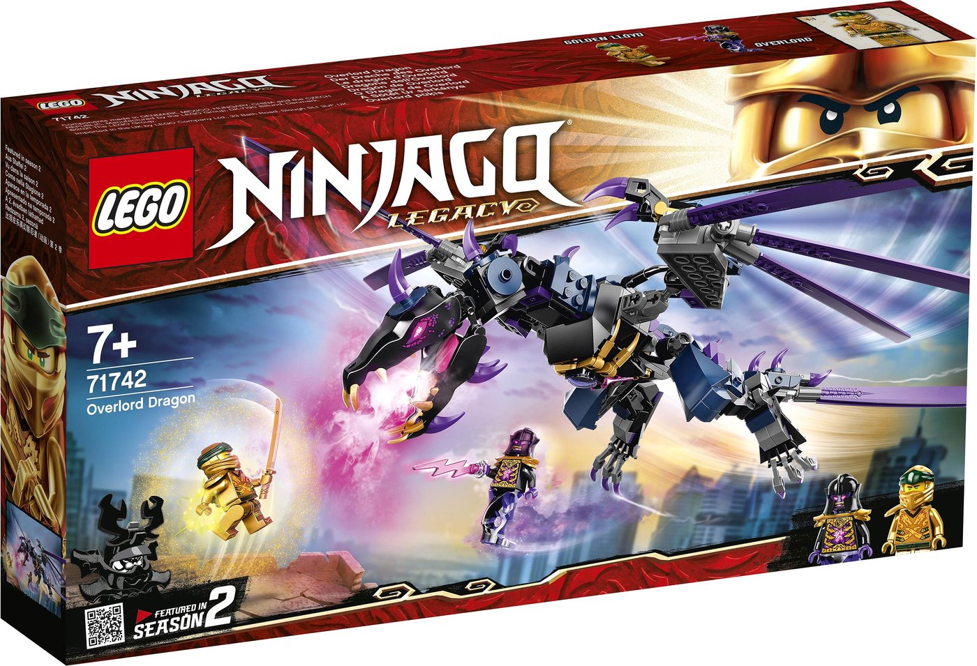 

Конструктор LEGO Ninjago 71742 Дракон Оверлорда