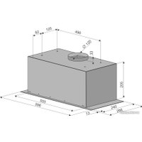 Кухонная вытяжка Konigin Flatbox 60 (нержавеющая сталь)