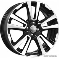 Литые диски K&K Vesta (КС874) 17x6.5" 4x100мм DIA 60.1мм ET 43мм Алмаз черный