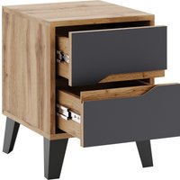 Тумба ЭлиГард Eyva 2S (дуб вотан/графит) в Гомеле