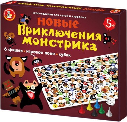 

Детская настольная игра Десятое королевство Новые приключения монстрика 04676