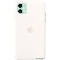 Чехол для телефона Apple Silicone Case для iPhone 11 (белый)