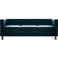 Софа Brioli Билли трехместный (рогожка, J17 темно-синий)