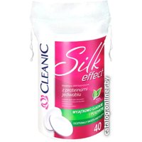 Ватные диски Cleanic Silk Effect овальные (40 шт)