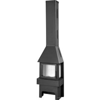 Свободностоящая печь-камин ЭкоКамин Бавария Три стекла (ПКТ 031)