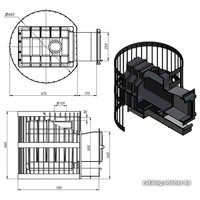 Банная печь Везувий Легенда Ретро 24 Стандарт (ДТ-4)