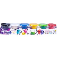 Набор для лепки Genio Kids Тесто-пластилин TA1009BP (6 цветов)