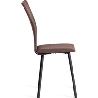 Стул TetChair La Rousse (рогожка, коричневый/черный)