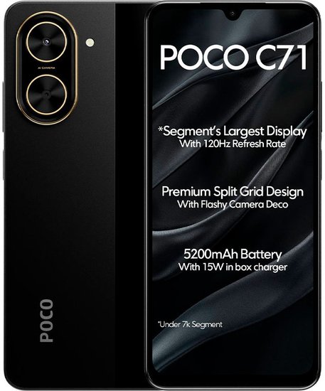POCO C71 3GB/64GB международная версия (черный) телефон купить в