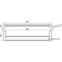 Держатель для полотенца Ravak X07P326