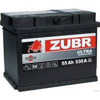 Автомобильный аккумулятор Zubr Ultra Yuasa R+ Турция (55 А·ч)