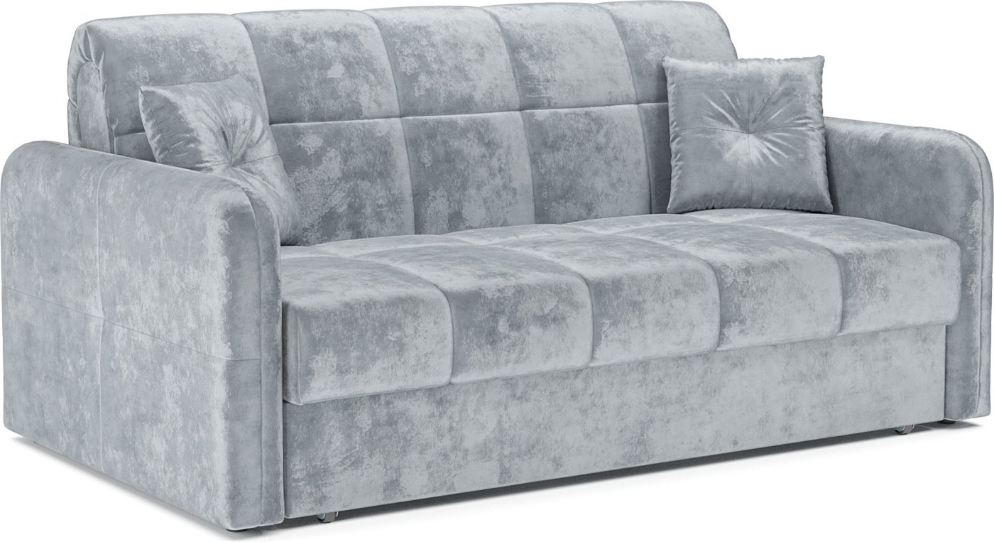 

Диван Мебель-АРС Аккордеон Свег НПБ 180x200 (велюр серый Plush OWV-11)