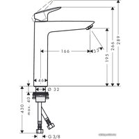 Смеситель Hansgrohe Logis 71091000