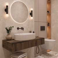  ЗОВ Тумба под умывальник Токио Премиум 80 TP80BWPTOC2 (темный аттик)