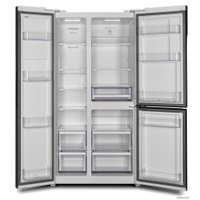 Холодильник side by side Hyundai CS6073FV (белое стекло)