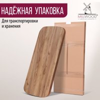 Столешница Millwood Закругленная 140x80x3.6 (дуб табачный Craft)