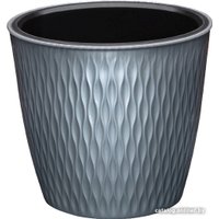 Кашпо Эльфпласт Kerama 600 14.2 л (темно-серый)