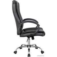 Офисное кресло SitUp Rapid chrome (экокожа Black/Black)