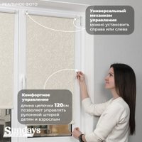 Рулонные шторы Sundays Home LM 97-04 100х160 (бежевый)