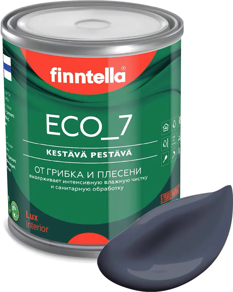 

Краска Finntella Eco 7 Monsuuni F-09-2-1-FL045 0.9 л (холодно-серый)