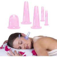 Массажные банки Sipl AG418G (4 шт, розовый)