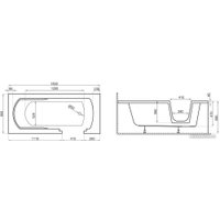 Ванна Polimat Avo 180x80 00014 (белый)