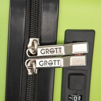 Чемодан-спиннер Grott 340-619-18SLD (салатовый)