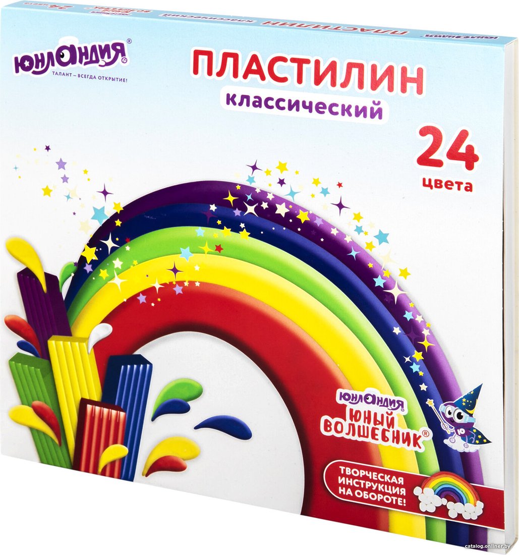Пластилин Юнландия Юный Волшебник 106511 (24 цв)