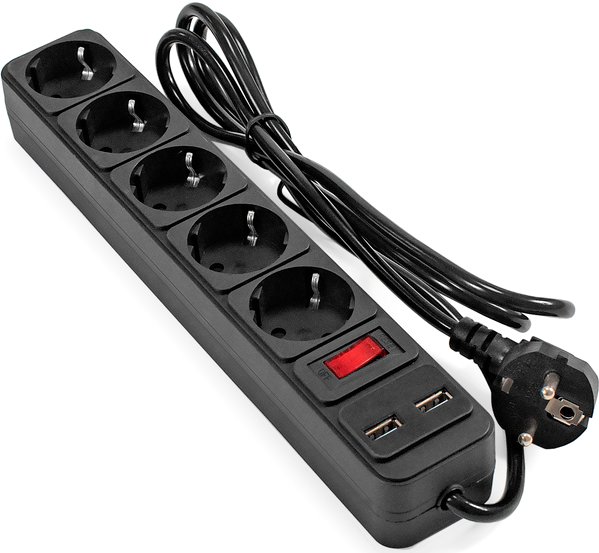 

Сетевой фильтр ExeGate SP-5-USB-1.8B