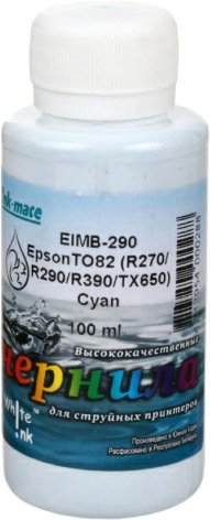 

Чернила White Ink Т082 Claria Cyan (100 мл)