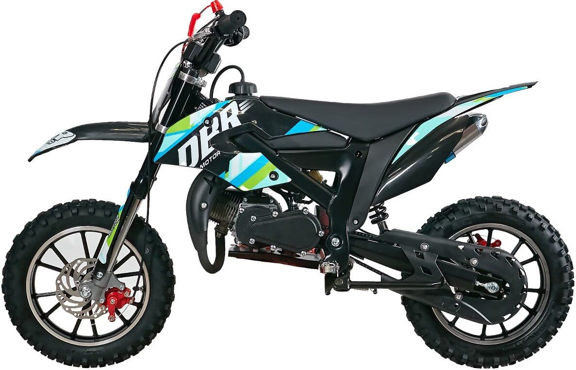 

Мотоцикл Kayo DBR SX50-A 2T (черный/голубой)