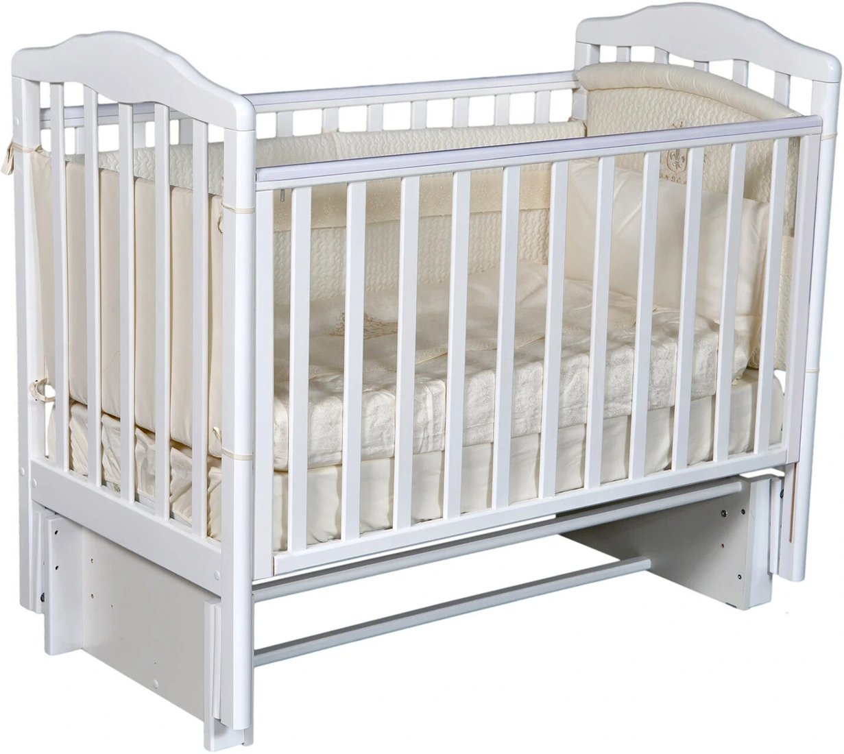 

Классическая детская кроватка Антел Алита-3/5 (белый)