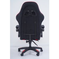 Игровое (геймерское) кресло Calviano 1584 (велюр, черный/красный)