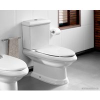 Унитаз напольный Roca America (342497000 + 341495000 + 801490004) с крышкой (белый)