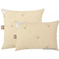 Спальная подушка Столица Текстиля Стеганая Овечья шерсть Премиум поплин на молнии (50х70 см)