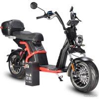 Электроскутер White Siberia Pro Black Edition УТ-00002408 (черный/красный)