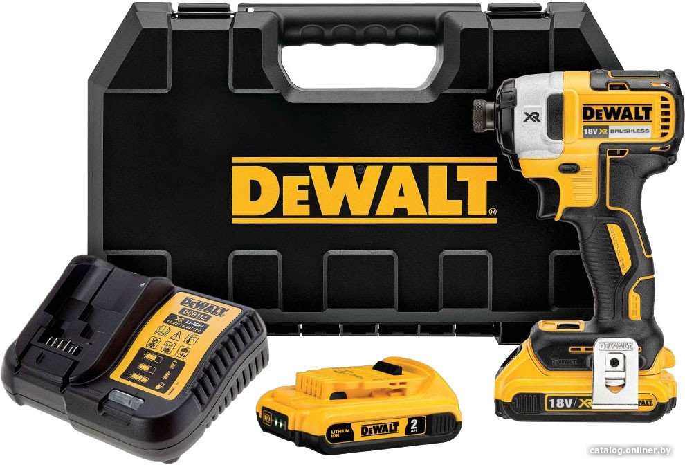Винтоверт DeWalt DCF887D2-QW (c 2-мя АКБ, кейс)