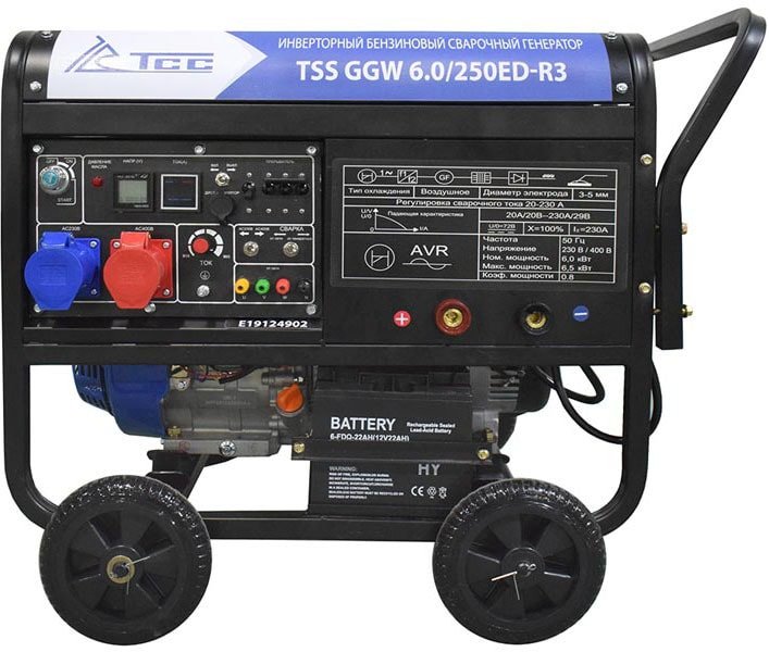 

Бензиновый генератор ТСС GGW 6.0/250ED-R3