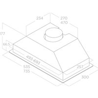Кухонная вытяжка Elica Era S BL/A/52