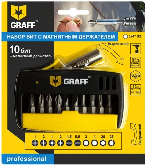 

Набор бит GRAFF 4601