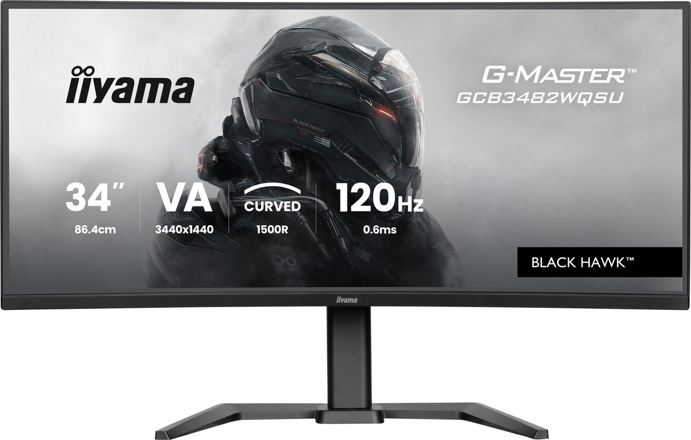 Игровой монитор iiyama G-Master Black Hawk GCB3482WQSU-B1
