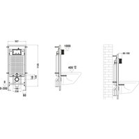 Унитаз подвесной WeltWasser Marberg 507 + Nesenbach 004 GL-WT + Mar 507 SE-CR
